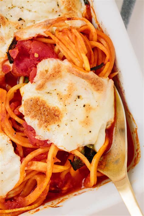 Bake it in the oven at 350 for about 20 minutes or until the cheese is melted. Baked Rutabaga Spaghetti and Mozzarella | Recipe ...