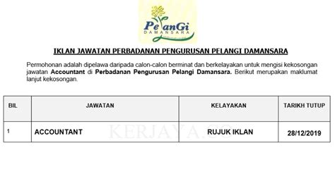 Vacation rentals in kota damansara. Permohonan Jawatan Kosong Perbadanan Pengurusan Pelangi ...