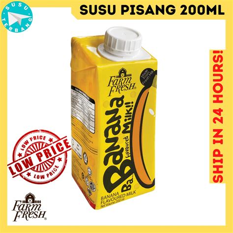 Susu Pisang Farm Fresh Uht 200ml Banana Milk Shopee Malaysia