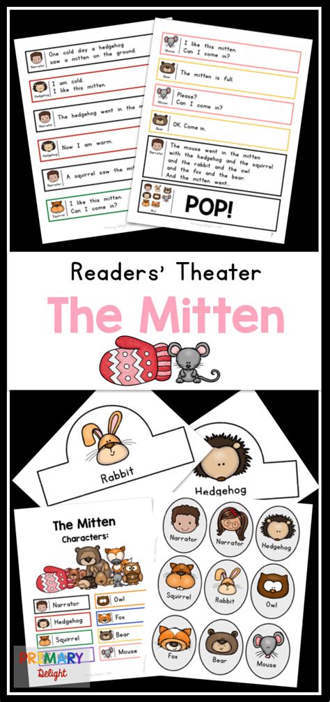 Easy To Read Readers Theaterplay Scripts For The Mitten Perfect For