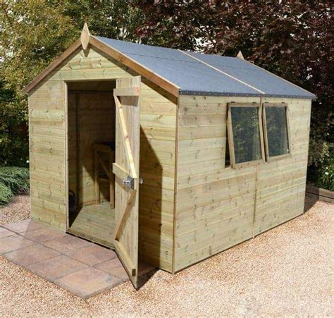 12 X 8 Shed Plus Champion Heavy Duty Apex Single Door Shed What Shed
