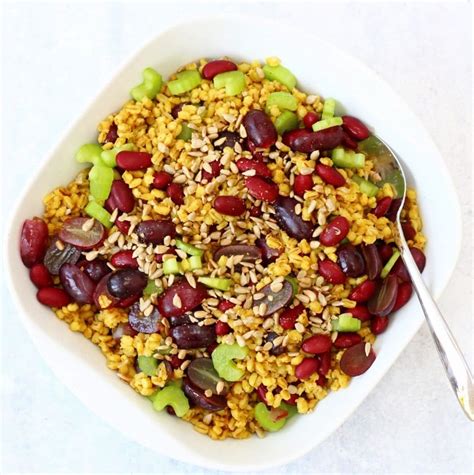 Curried Pearl Barley Salad A Simple Vegan Recipe Searching For Spice