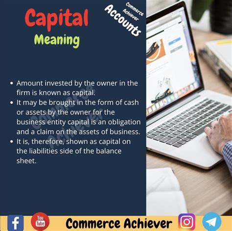 Capital Meaning In Accounts Commerce Achiever