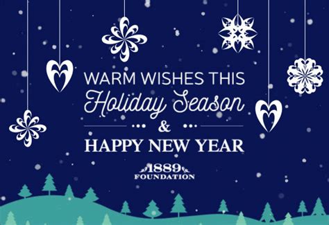 This website uses cookies to improve your experience. Warm holiday wishes from 1889 Foundation! - 1889 Foundation