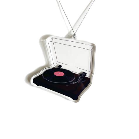 Record Player Christmas Ornament Drawn Goods