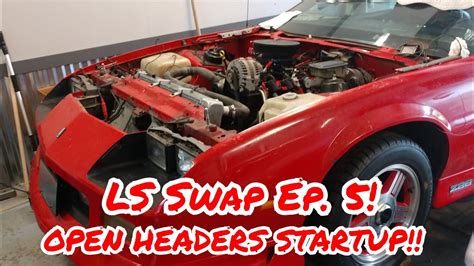 Ls Swapped Rd Gen Camaro First Start Up Youtube
