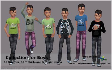 Ts4 Fashion Collection For Boys By Hoppel785