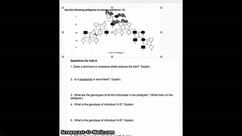 Student teaching work sample from pedigree worksheet answer key , source: NEW 890 FAMILY GENETICS WORKSHEET | family worksheet