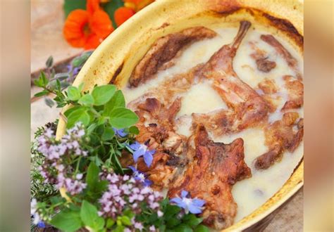 Recette du lapin en gelée de Julie Andrieu
