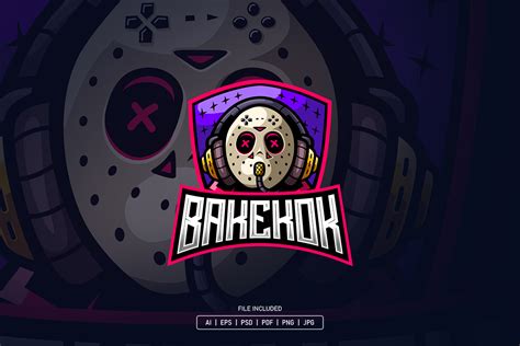 Jason Voorhees Esport Logo Template Graphic By Wudel Mbois · Creative
