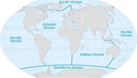 Pacific Ocean On World Map Robin Christin