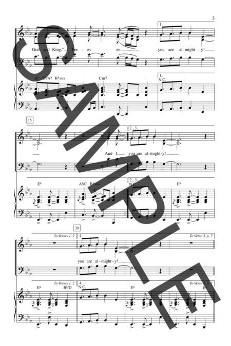 I Will Praise Your Name By Ed Bolduc Sheet Music For Sab Choir Or 3