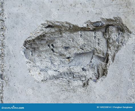 Broken Concrete Wall Texture Background Stock Photo Image Of