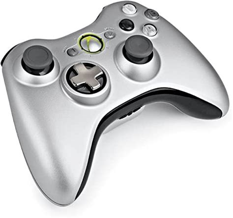 Xbox 360 Silver Controller Standard Edition Xbox 360 Accessories