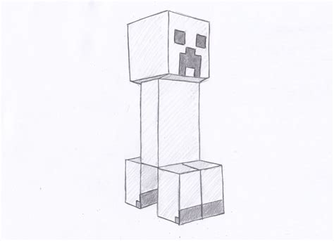 Minecraft Creeper Drawing At Explore Collection Of