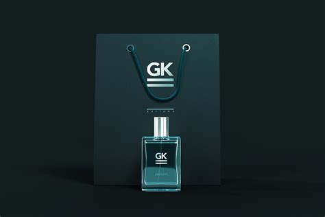 perfume bottle package mock  gk mockups store