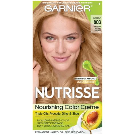 Garnier Nutrisse Nourishing Hair Color Creme Blondes Medium