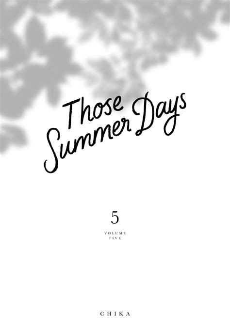 Those Summer Days 17 - Those Summer Days Chapter 17 - Those Summer Days 17 english 