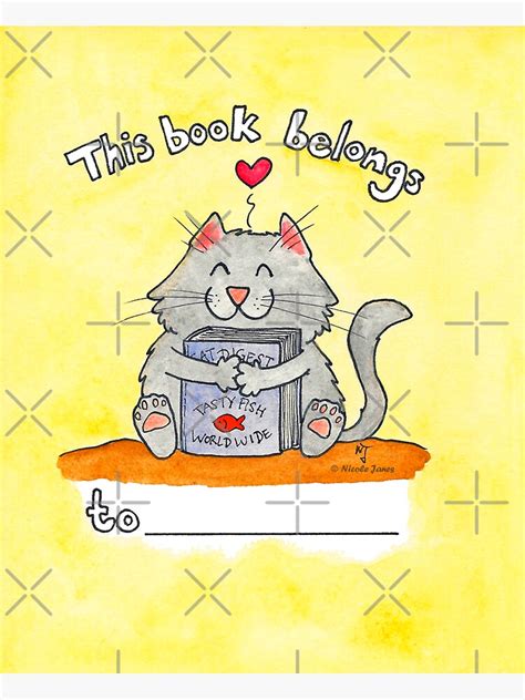 This Book Belongs To Stickers Sticker By Nicolejanes Redbubble