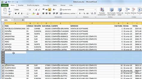 Cómo insertar columnas y filas en Excel YouTube
