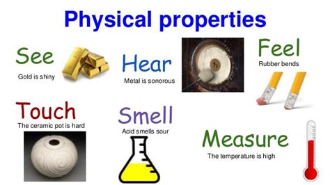 Examples Of Physical Properties Physical Properties Of Matter