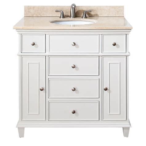 Pronto vanity tops are easy to install, scratch and stain resistant. Avanity Windsor 36" Vanity - White | Free Shipping ...