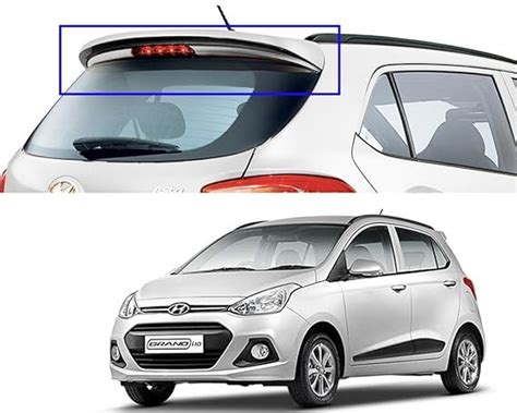 Pp Infinity Hyundai I10 Grand Spoiler Sleek Silver Oem Car