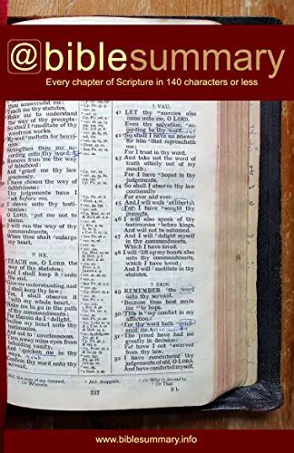 Summary Of The Bible By Chapter Churchgists