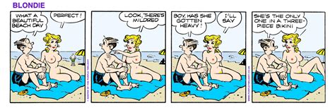 Rule 34 Blondie Comic Blondie Bumstead Clothing Comic Strip Dagwood