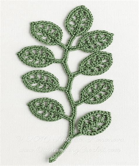 30 Crochet Leaf Patterns And Vine Patterns Crochet News 2022