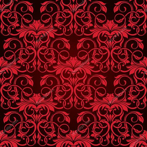 Red Seamless Wallpaper Pattern Stock Vector By ©zybr78 5475096