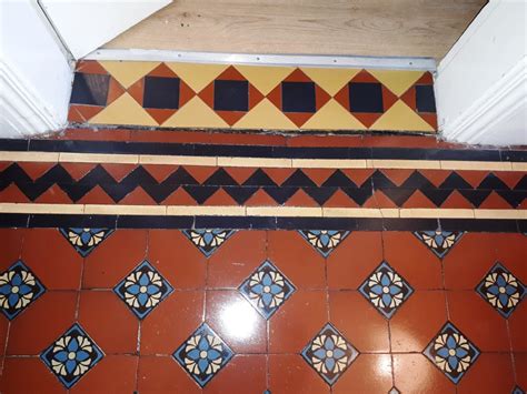 Repair And Restoration Of A Victorian Tiled Hallway In Darlaston Near