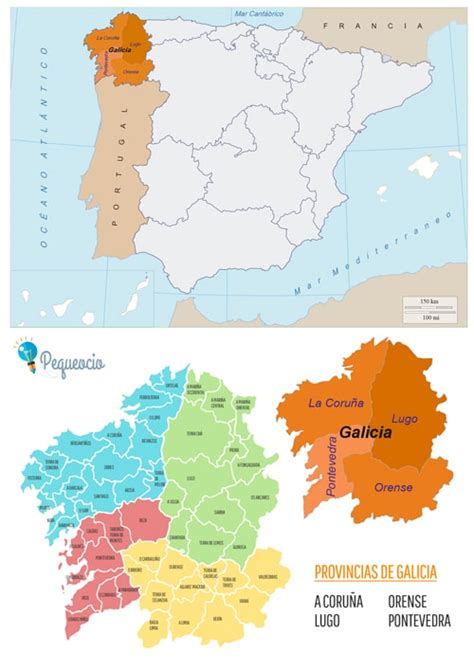 Mapa De Comunidades Autónomas Para Imprimir Pequeocio