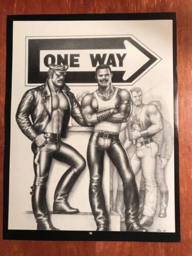 Art Page Print From Tom Of Finland Book Retrospective Sailors Tf Sailor Ebay