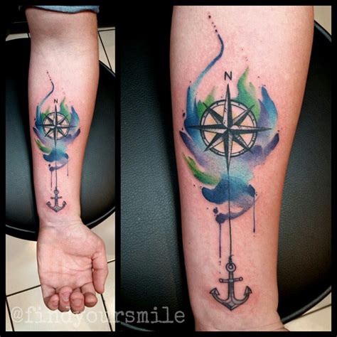 20 Awesome Anchor And Compass Tattoo Entertainmentmesh