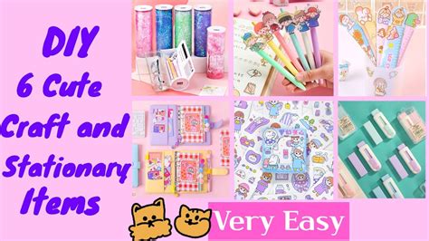 Diy 6 Cute Craft And Stationary Itemshow To Make Cute Craft And Stationary