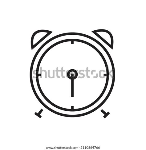 Six Oclock Icon Outline Vector Stock Vector Royalty Free