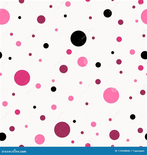 Polka Dots Seamless Texture Stock Vector Illustration Of Repeating