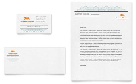 Create a letterhead using our unique templates and simple editor. Attorney Business Card & Letterhead Template Design