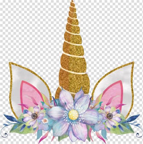 Fantasy unicorn with golden gilded and glittering horn and roses flowers wreath, fabulous cute baby pony isolated on white. Unicorn illustration, Unicorn Flower , unicorn transparent ...
