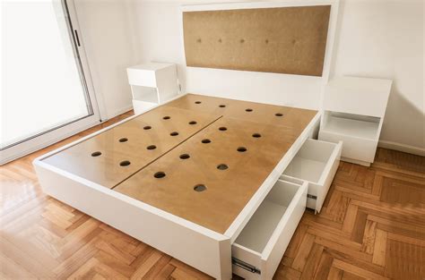 Cama con Cajones Laqueada Modelo Nova DXXI Fábrica de Muebles