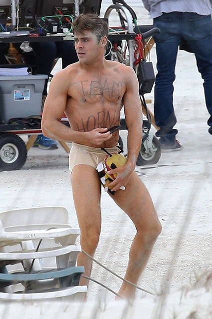 Zac Efron Is Now Nearly Naked On The Set Of Dirty Grandpa