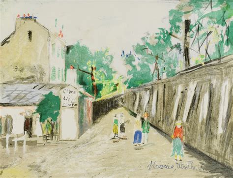 Lot 51 2 Maurice Utrillo Colored Lithographs