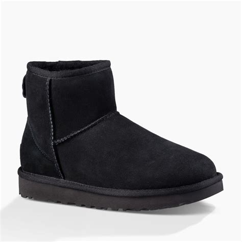 Your fave mini classic ugg boots got an upgrade! UGG Women's Classic Mini II Boot Black | Laurie's Shoes