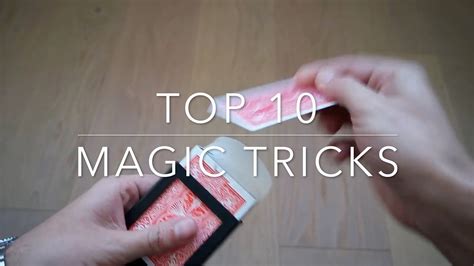 Top 10 Magic Tricks Youtube