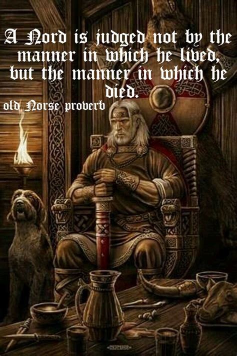 Old Norse Proverb Viking Quotes Vikings Old Norse