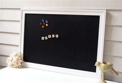 Magnetic Chalkboard For Playroom Or Kids Room Framed Magnetic