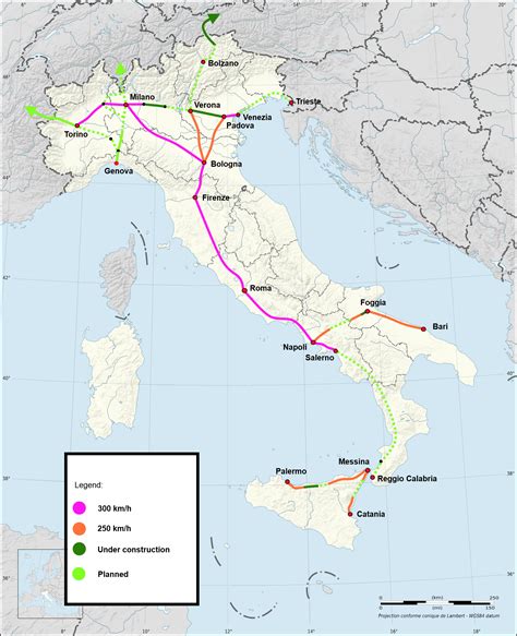 Italian Trains Map Train Map Italy Travel Italy