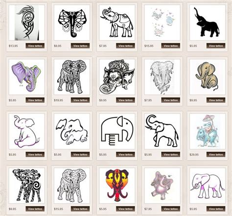 An elephant tattoo may symbolize and mean different things. Elephant Tattoo Meanings | iTattooDesigns.com | Tiny ...