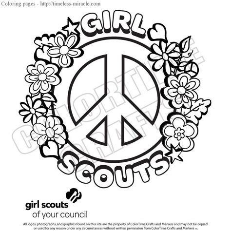 Coloring pages for girl scouts - timeless-miracle.com